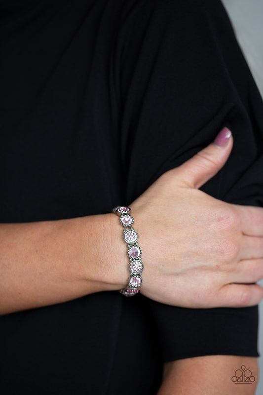 Paparazzi Bracelet ~ Take A Moment To Reflect - Pink