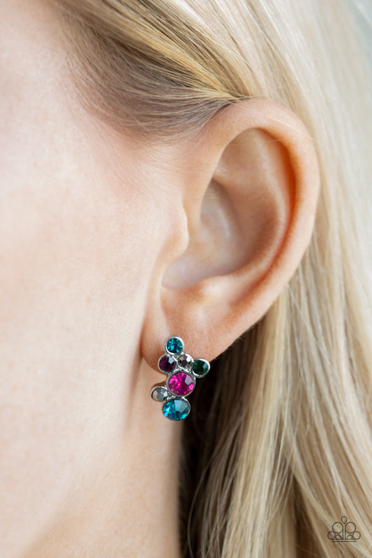 Paparazzi Treasure Treat - Multi Colored Stud Earring