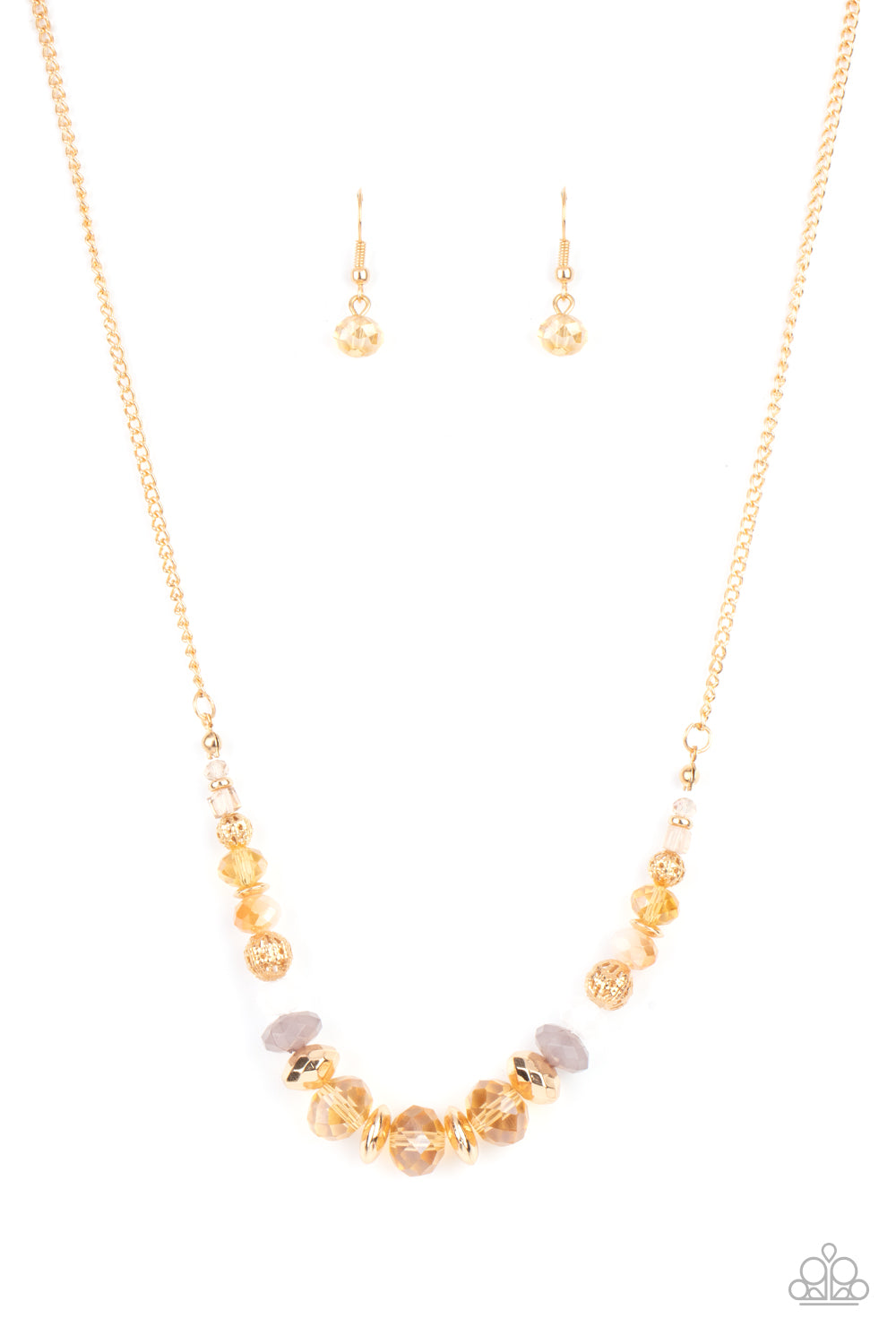 Paparazzi Turn Up The Tea Lights - Gold Necklace. Subscribe & Save. #P2RE-GDXX-363XX