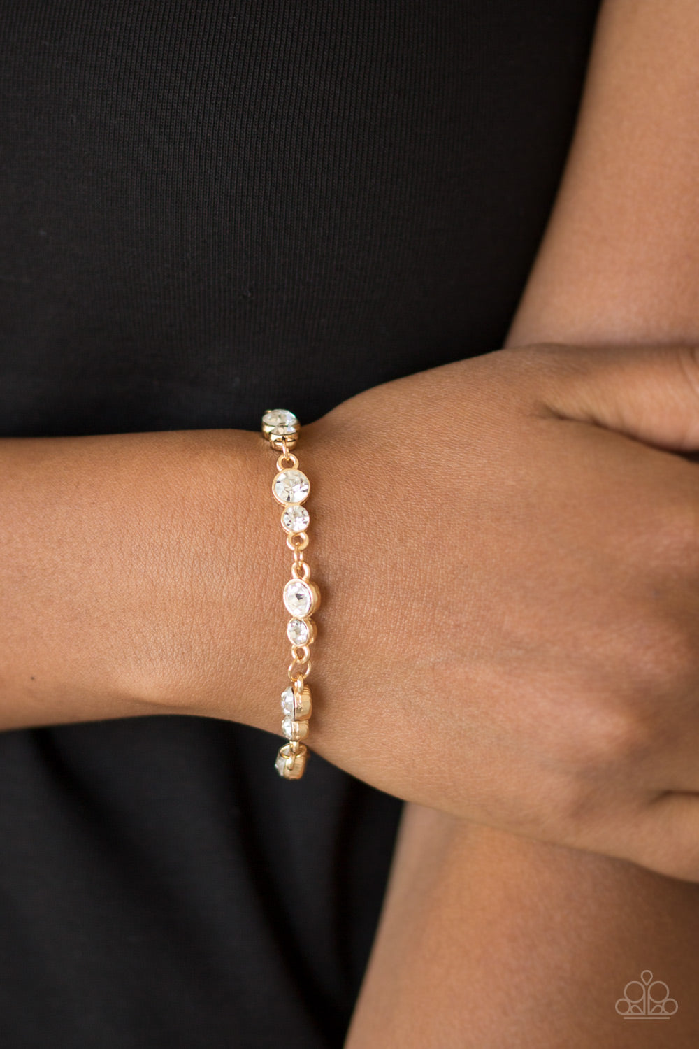 Twinkle Twinkle Little STARLET - Gold Bracelet Paparazzi