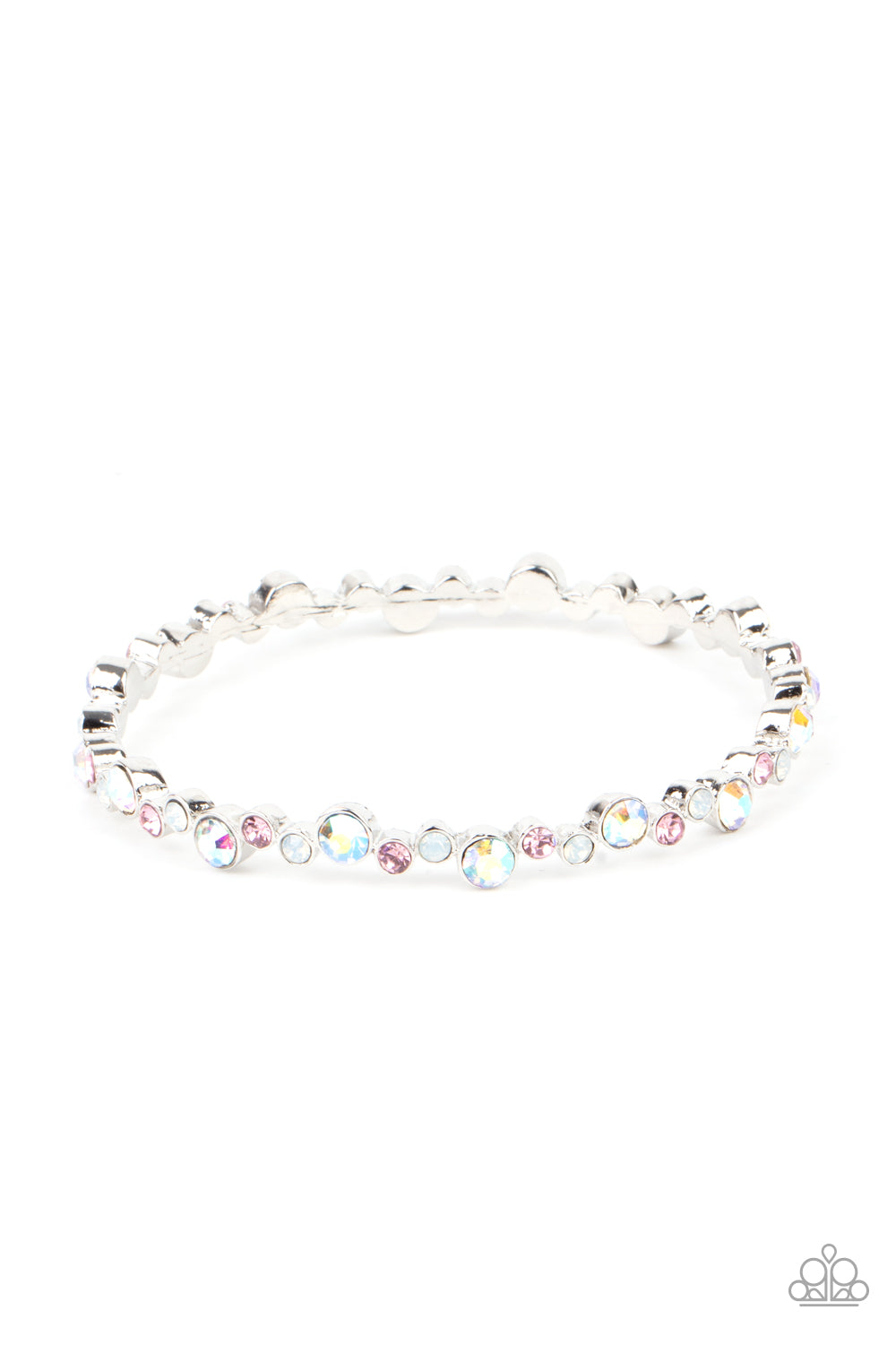 Twinkly Trendsetter - Multi Bracelet Paparazzi Accessories Iridescent Bracelet