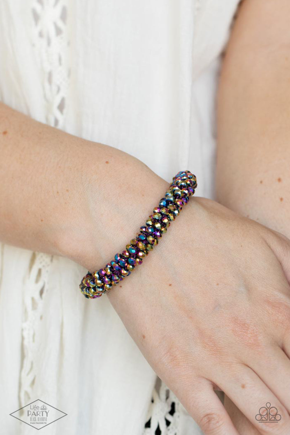 Wake Up and Sparkle Multi Oil Spill Stretchy Bracelets Paparazzi Accessories. Subscribe & Save.