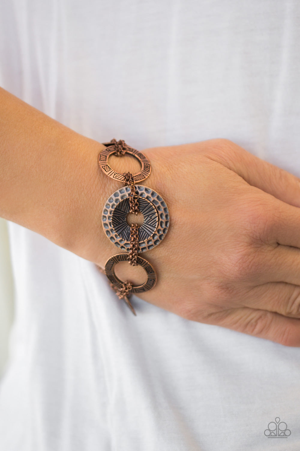 Paparazzi Bracelet ~ Way Wild - Copper