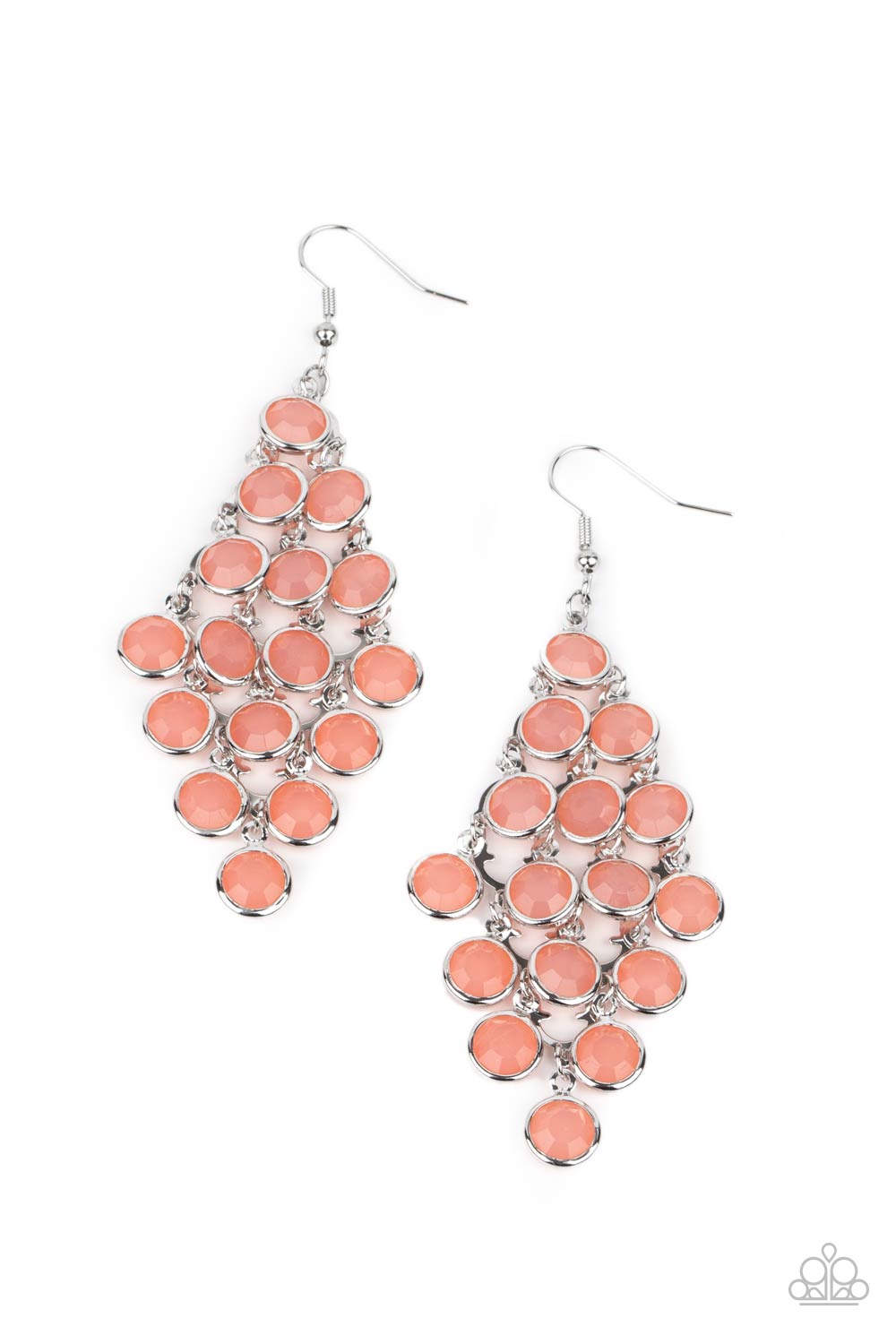 Paparazzi With All DEW Respect Orange Earrings. Subscribe & Save. #P5RE-OGXX-042XX. Burnt Coral Gem