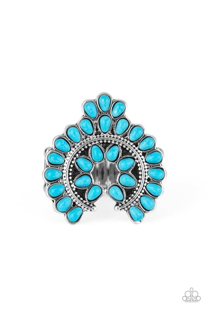 Paparazzi Trendy Talisman - Blue Ring #P4SE-BLXX-197XX